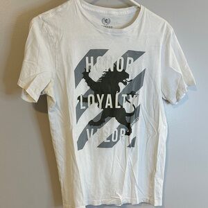 Express White Graphic Tee